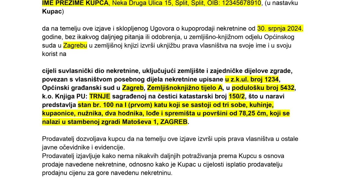 Tabularna izjava