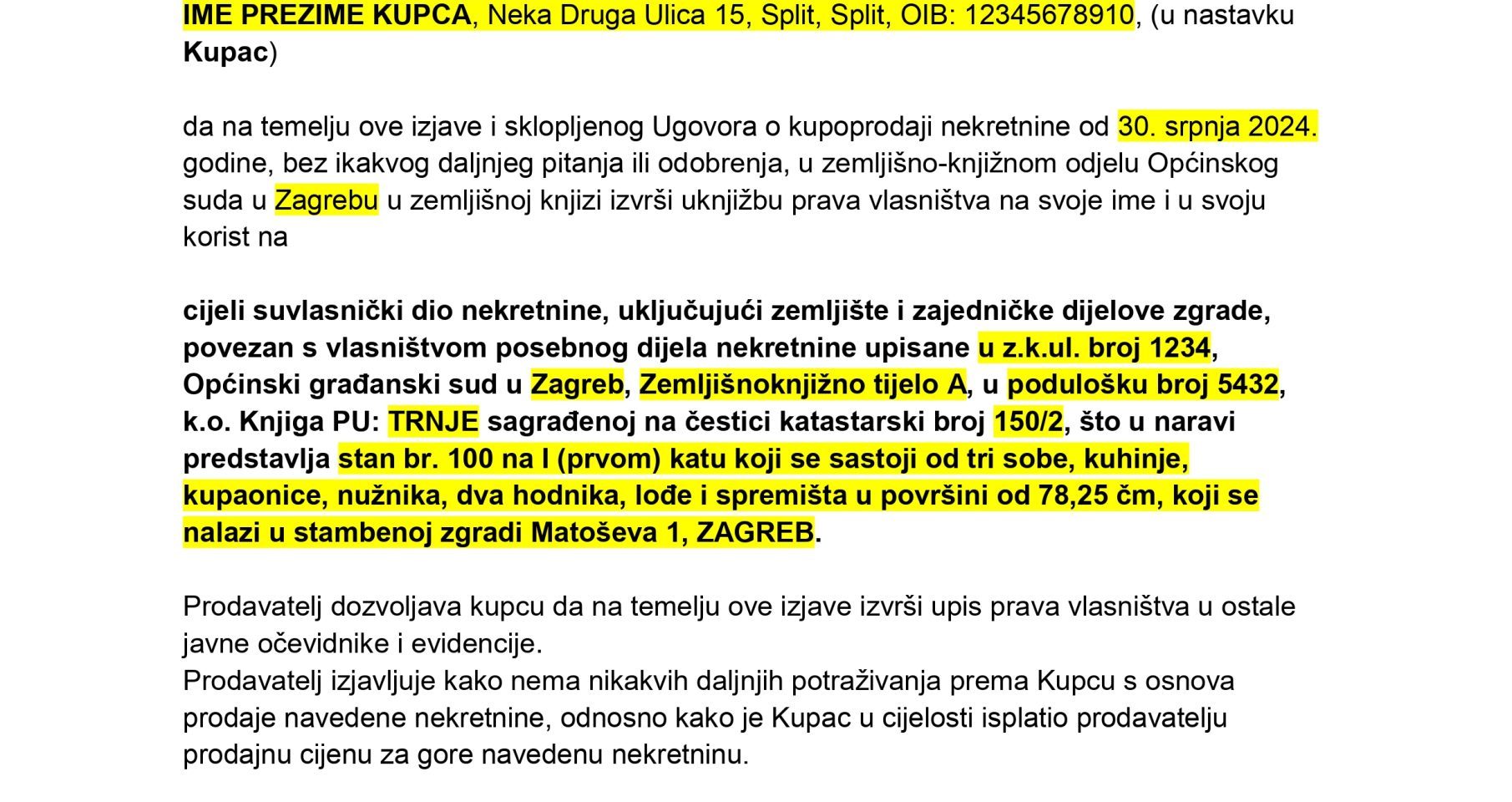 Tabularna izjava